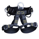 Professional Rock Climbing Harness Safety Seat Sitting Bust Belt Mountaineering Rappelling Rescue Fall Arrest Protection Equipment with Gear Loops