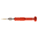 Replacement Bits For 5-In-1 Screwdriver/Nut Driver Tools T5,T6,1.2,1.5,0.8 Kit for NoteBook/MP3/4/iPod Red