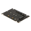 mSATA/ M.2 2242/2260/2280(NGFF)to SATA SSD 2In1 Adapter Card Converter Board