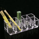 Lipstick Holder Display Stand 16 Deep Slot Acrylic Makeup Organizer Clear