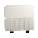 30 Empty Plastic Small Round Nail Art Glitter Tip Jewelry Storage Box Case