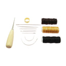 12Pc/set Leathercrafts Kit For Leather Upholstery Carpet Canvas Hand Sewing