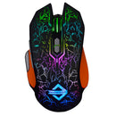 Backlit Gaming Mouse 4000DPI 9Button Ergonomic Wired Programmable Mice Black