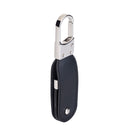 PU Leather USB2.0 Flash Memory Stick Thumb Disk Alloy Metal Rotating & Hook Lock For iPad/PC Tablet Black 256GB