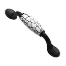 Creative Crackle Pattern Door Handle Home Hardware Cabinet Cupboard Wardrobe Drawer Pull Knob + Pack of 2PCS Mounting Screws