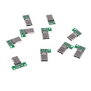 10 Pieces USB Type-C USB-C Male Connector Repair Replacement Plug Port