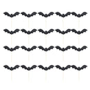 20 Pieces Glitter Paper Cake Topper Cupcake Picks Halloween Party Decor