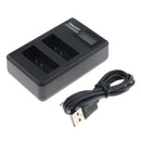 LCD Display USB Dual Ports Slot 2 Channels Battery Charger LP-E10 for Canon EOS 1100D 1200D 1300D etc Cameras