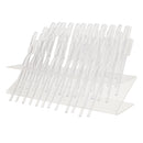 64 Clear Sticks Nail Art Display Stand Salon Tool UV Gel Acrylic Tips Rack
