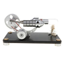 Physical Steam Heat Mechanical Work Motor Model -Pulley Stirling Engine DIY Kids Novelty Educational Toy