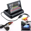 Foldable 4.3'' Color LCD TFT Rear View 170 Degree Rotating Monitor Screen for Car Vehicle Backup Camera