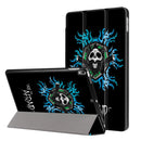 Protective Foldable Leather Case Cover for iPad Pro 10.5 (2017) Tablet PC Skull