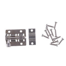 Stainless Steel Cabinet Door Latch Security Lock Bolt With Screws 2 Inch