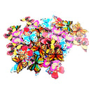 50 Pieces Vintage Wood Buttons 2-hole Butterfly Buttons for DIY Sewing Scrapbooking