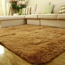Fluffy Rug Anti-Skid Shaggy Area Rug Home Bedroom Carpet Floor Mat Khaki