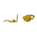 Elegant Charming Earring Backs Pad Clips Jewelry Findings DIY Craft Supplies PACK OF 12PCS