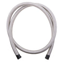3.28ft -6 AN Stainless Steel Braided Fuel Oil Line Hose AN6 1500PSI Silver