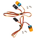 2 Pack RC Car Police Flash Light LED Light 360Â° Rotation for RC Car Truck Accessory Yellow Light