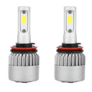2 Piece LED Headlight Bulbs 6000K Conversion Kit H11/H9/H8 72W 7200LM