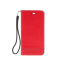Mobile Phone Flip Magnetic Wallet Housing with Stand for iPhone 7 plus Red