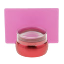 Pretty Transparent Nail Art Stamping Stamper Scraper Image Plate Manicure Tool Marshmallow Silicone Jelly Stamper with Cap