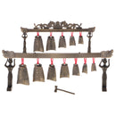 Exquisite Chinese Ancient Classical Bronze Antique Instrument Chime Sculpture Art Craft Collectibles Playset