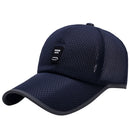 Men Women Fashionable Outdoor Sports Comfortable Wear Snapback Baseball Cap Outdoor Sports Mesh Hat Navy