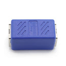 Cat5 Cat6 Cat7 RJ45 Lan Network Ethernet Cable Extender Joiner Adapter Coupler Connector 8P8C Straight Female to Female Blue