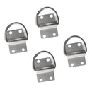 Pack of 4 Surface Mount Tie Down Lashing D Ring