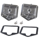 T-Handle Tool Box Lock Marine RV Door Latch with Gaskets & 4 Keys Stainless Steel Polished