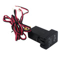 Dual USB Car LED Indicator Charger Socket with 3.1 Amp Output for Toyota LandCruiser