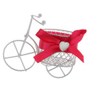 Fashionable Tricycle Design Candy Chocolate Storage Holder Metal Box Wedding Birthday Xmas Party Favor Supplies Kids Gift Rose Red