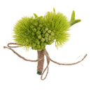 Artificial Succulent Corsage Boutonniere Pin Brooch for Green Party Prom