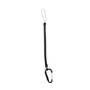 FFishing Lanyard Accessories PU Retractable Coiled Tether with Carabiner for Pliers Lip Grips Tackle Tool