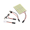 48-SMD-5050 LED Panel Lamps Festoon Dome for Car Interior Dome Lights Trunk Cargo