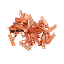 Set of 12PCS Clasp Clips Jewelry Findings FOR Necklace Bracelet Jewelry Making Rose Gold 0.24 x 1 inch