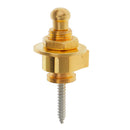 Skidproof Belt Button Strap Lock for Electric Guitar & Bass Music Acce Gold