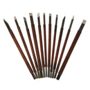 11 Pieces/Set Stone Seal Graver Burin Stone Carving Carved Woodcrafts Tool Set