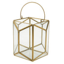 Glass Geometric Terrarium Display Box Succulent Air plant Tea Light Holder