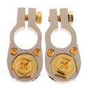 2 Pieces Car 8/10 Gauge Audio Positive/Nagative Battery Terminal Clamp Connectors