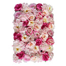 Artificial Flower Wall Panels Wedding Party Venue Decor Backdrops Rose Pink