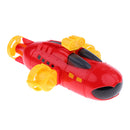 Plastic Red Pull Back Assembled Airplane Model Children Educational Toys