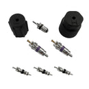 Industries Connection A/C System 6PCS Valve Core And Cap Kit Copper Plastic
