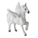 Realistic White Unicorn Animal Model Role Play Figure Figurine Garden Decor