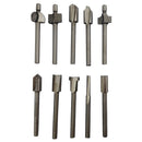 10Pieces 3mm Mini Shank Wood Router Bits Files for Wood Rotary Tool Set