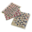 50 Sheets Colorful Flower Design 3D Nail Art Self-adhesive Stickers Decals Manicure DIY Decoration