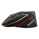 Men Fashionable Chef Restaurant Work Wear Cafe Bar Waiter Beret Hats Cap Red White Stripe Charms