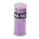 100Pcs Disposable Eyelash Extension Micro Brush Applicators Mascara - Purple