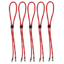 5PCS/SET Nylon Eyeglasses Sunglasses Eyewear Lanyard Cord Holder Sports Gym Home Outdoor Travel Accessories Red
