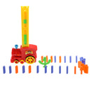 Domino Rally Train Toy Car Truck w/ LIGHTS & SOUNDS Kids Domino Game Toys 83pcs